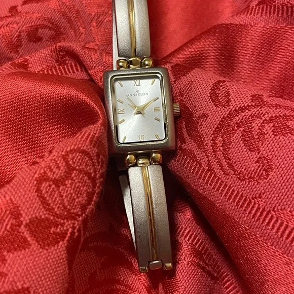 Anne Klein Two-Tone Gold and Silver Women's Watch - Picture 2 of 3